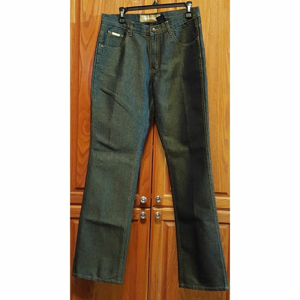 LONDON BLUE JEANS - SHINY STRAIGHT LEG JEANS